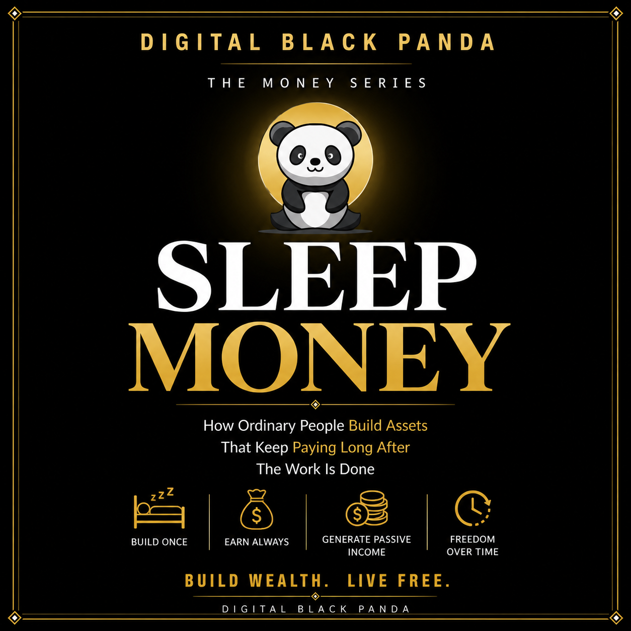 Sleep Money ebook cover by Digital Black Panda, part of The Money Series